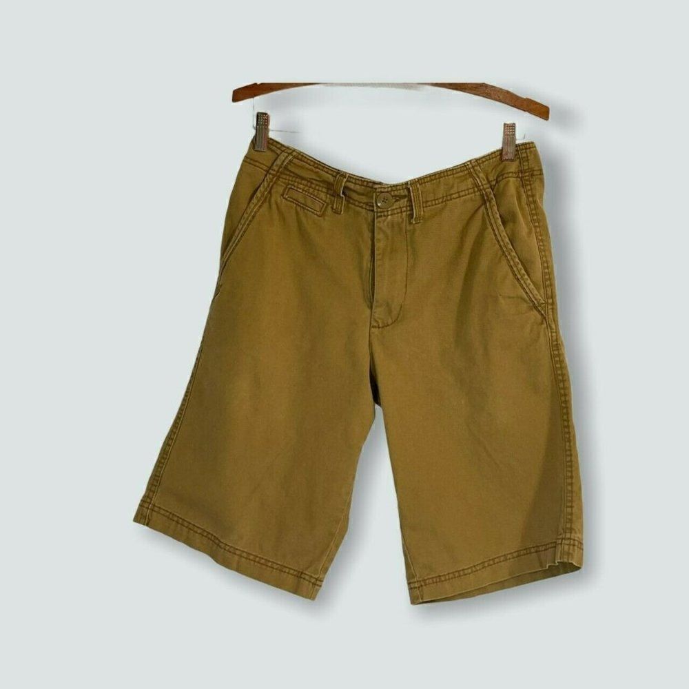 Ocean Pacific Chino Shorts Mens 30 Tan Good Cotton Twill Desert Camel‎ OM13226